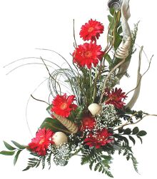  Ankara ergazi kaliteli taze ve ucuz �i�ekler  Kirmizi gerbera �zel tanzim