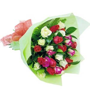 12 adet renkli g�l buketi   Ankara ostim �i�ek g�nderme sitemiz g�venlidir 