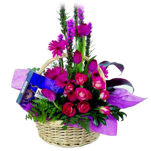 �ikolata ve sepette �i�ek   Ankara ostim �i�ek g�nderme sitemiz g�venlidir 