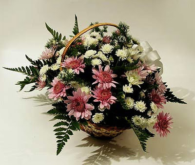  Ankara demetevler ucuz �i�ek g�nder  sepet i�erisinde karisik kir sepeti