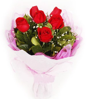  Ankara �ayyolu hediye sevgilime hediye �i�ek  k�rm�z� 6 adet g�lden buket