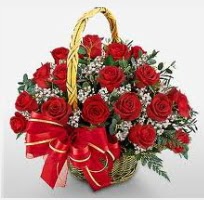 17 adet k�rm�z� g�lden g�l �i�ek sepeti  Ankara hacettepe �i�ek ma�azas� , �i�ek�i adresleri 