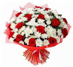 11 adet k�rm�z� g�l ve 1 demet krizantem  Ankara hacettepe �i�ek ma�azas� , �i�ek�i adresleri 