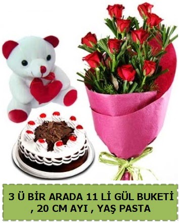 Ya�pasta ay�c�k ve g�l buketi her�ey i�inde  Ankara ostim �i�ek g�nderme sitemiz g�venlidir 