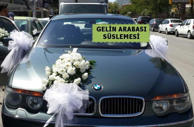 Gelin Arabas� s�slemesi D���n arabas�  Ankara bat�kent �i�ek yolla 