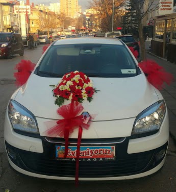 Araba s�slemesi gelin arabas�  Ankara etimesgut �i�ek , �i�ek�i , �i�ek�ilik 