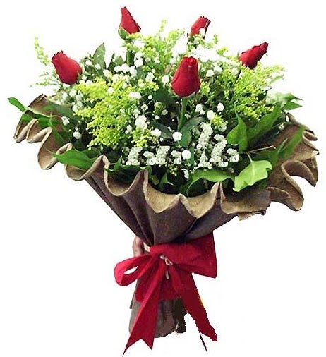 5 adet g�lden buket  Ankara ostim �i�ek g�nderme sitemiz g�venlidir 