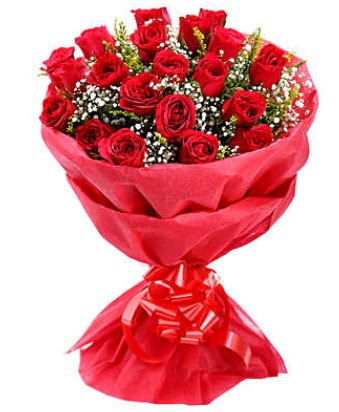 21 adet k�rm�z� g�lden modern buket  Ankara sincan �i�ek g�nderme  