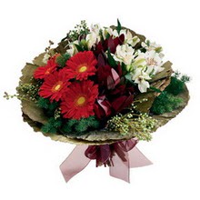  Ankara 14 �ubat sevgililer g�n� �i�ek  gerbera ve mevsim demeti