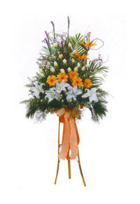  Ankara hacettepe �i�ek ma�azas� , �i�ek�i adresleri  Kazablanka, gerbera ve g�llerle hazirlanmis ferfor