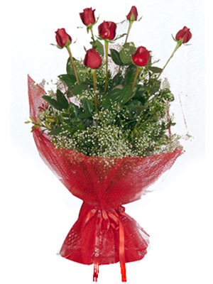  Ankara �mitk�y �i�ek servisi , �i�ek�i adresleri  7 adet g�lden buket g�rsel sik sadelik