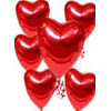  Ankara online �i�ek�i , �i�ek sipari�i  17 adet FOLYO kalp g�r�n�m�nde u�an balon