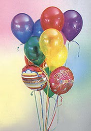  Ankara bilkent iek online iek siparii  19 adet karisik renkte uan balon buketi