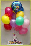  Ankara anneler g�n� �i�ek yolla  25 adet u�an balon ve 1 kutu �ikolata hediye
