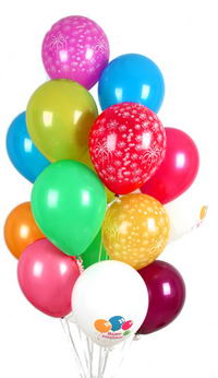  Ankara ivedik hediye iek yolla  30 adet uan balon buketi demeti renkli