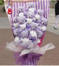 11 adet pelus ayicik buketi  Ankara ostim �i�ek g�nderme sitemiz g�venlidir 