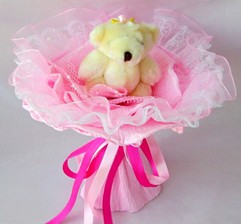 15 cm boyutlarinda 1 adet ayi buketi  Ankara uluslararas� �i�ek g�nderme 