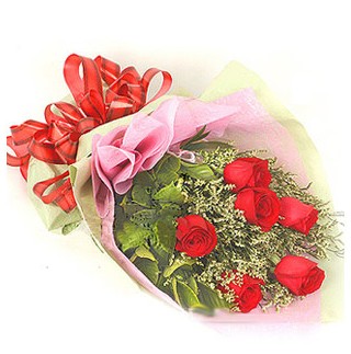  Ankara etimesgut �i�ek , �i�ek�i , �i�ek�ilik  6 adet k�rm�z� g�lden buket
