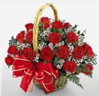 17 adet k�rm�z� g�lden g�l �i�ek sepeti  Ankara hacettepe �i�ek ma�azas� , �i�ek�i adresleri 