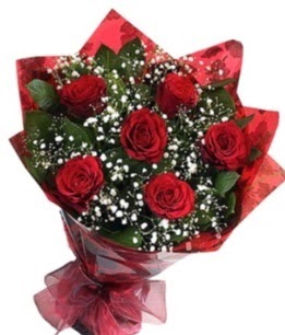 6 adet k�rm�z� g�lden buket  Ankara yurti�i ve yurtd��� �i�ek sipari�i 