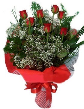 7 k�rm�z� g�l buketi  Ankara �mitk�y �i�ek servisi , �i�ek�i adresleri 