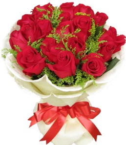 19 adet k�rm�z� g�lden buket tanzimi  Ankara �mitk�y �i�ek servisi , �i�ek�i adresleri  