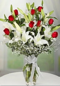 9 adet k�rm�z� g�l 3 dal kazablanka  Ankara bat�kent �i�ek yolla 