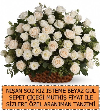 S�z ni�an k�z isteme �i�e�i 33 beyaz g�l  Ankara ostim �i�ek g�nderme sitemiz g�venlidir 