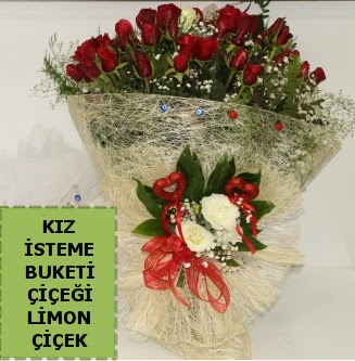 27 adet k�rm�z� g�lden k�z isteme buketi  Ankara gimat �i�ek sat��� 