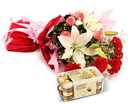 Kar���k buket ve kutu �ikolata  Ankara etimesgut �i�ek , �i�ek�i , �i�ek�ilik 