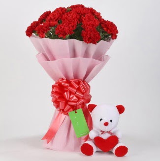 19 k�rm�z� karanfil buketi 15 cm ay�c�k  Ankara varl�k mahallesi �i�ek sipari�i vermek 